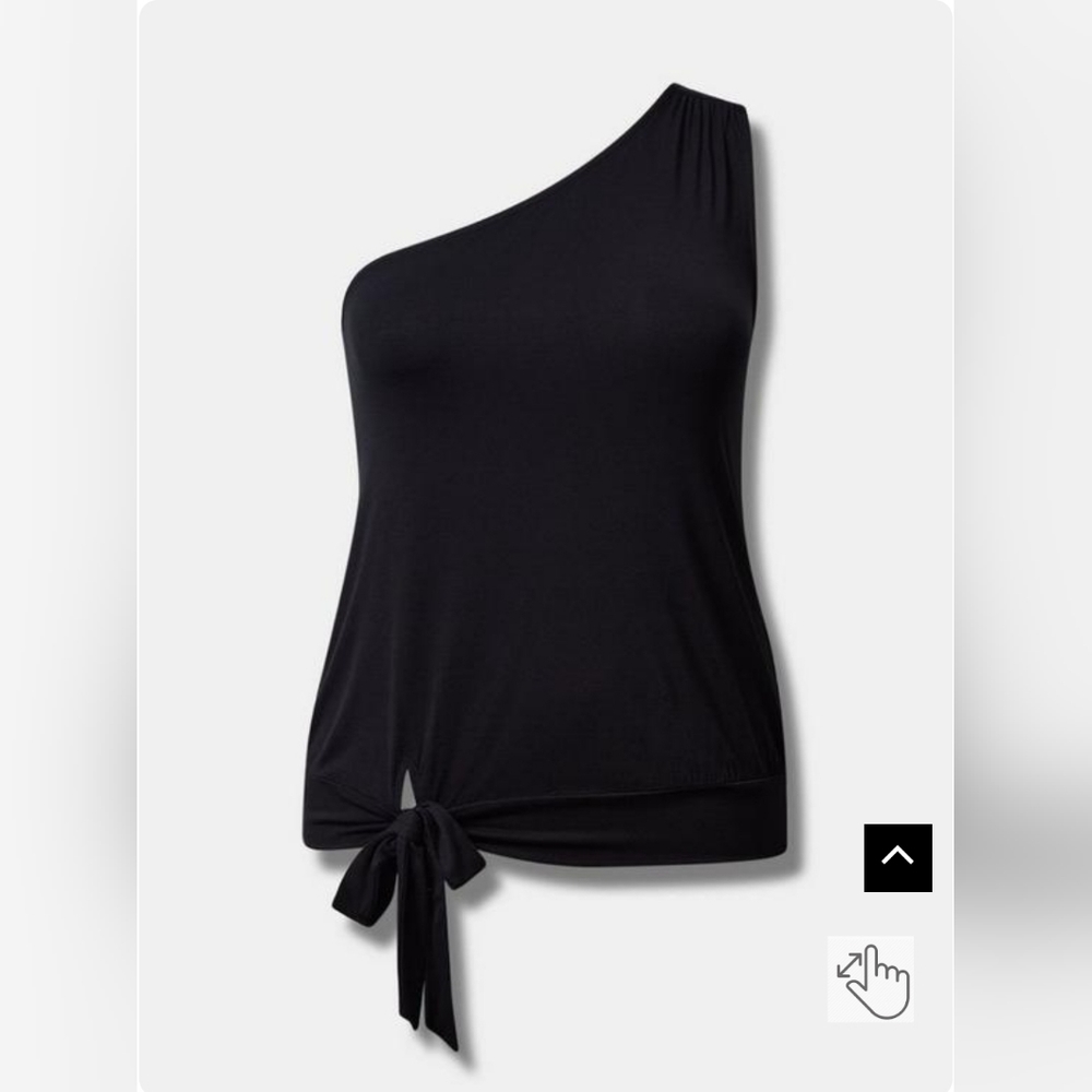 Torrid One Shoulder Crop Top
